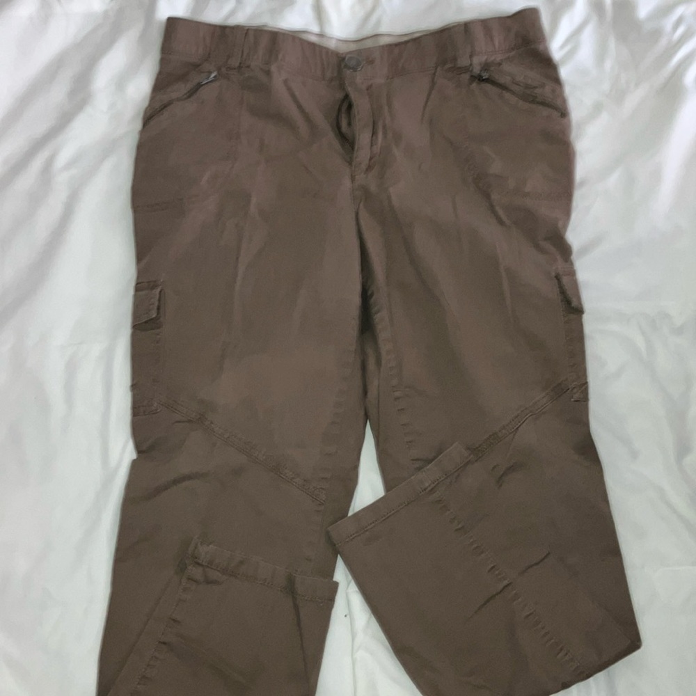 Woman’s Casual Tan Cargo Pants